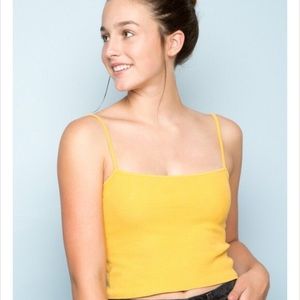SOLD. Gold brandy Melville crop tank top